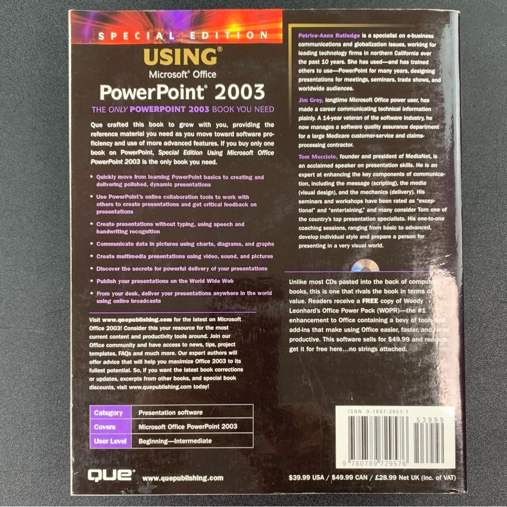 Special Edition Using Microsoft Office PowerPoint 2003. 2004. - Picture 2 of 16